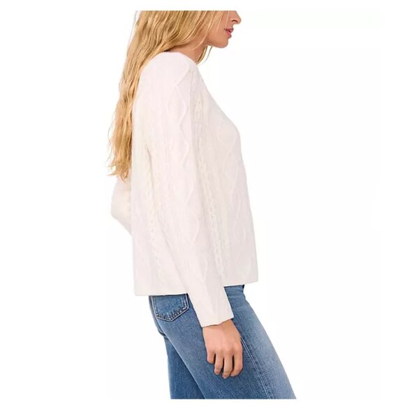 Vince Camuto Women's Cable Sweater - Picture 2 of 6